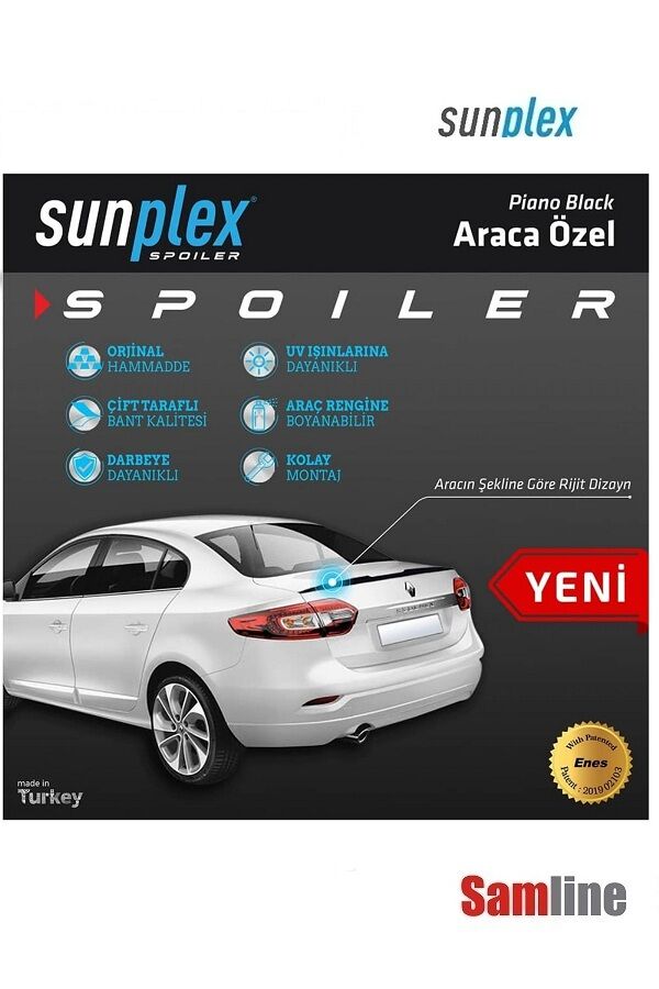 Bagaj Üstü Spoileri Renault Fluence 2009-2016