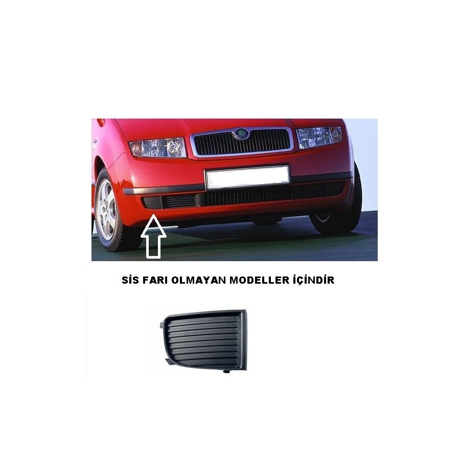 Tampon Sis Kapağı Sağ Skoda Fabıa 2001-2005