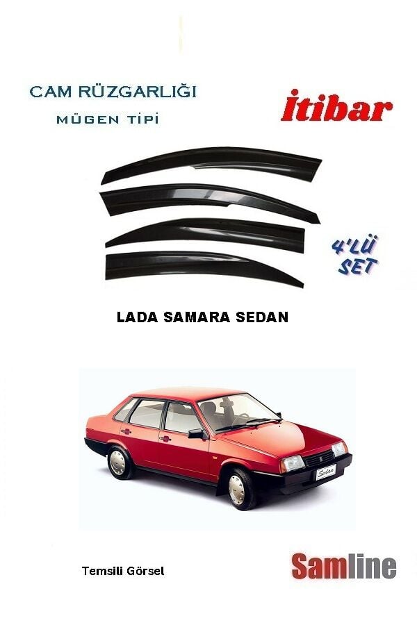 Cam Rüzgarlığı 4'lü Set Lada Samara Sedan Tüm Modeller