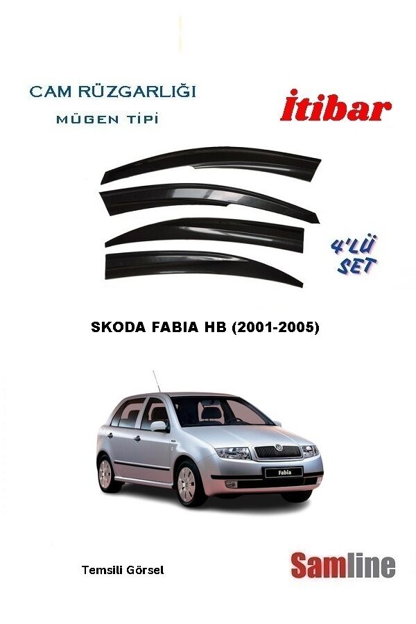 Cam Rüzgarlığı 4'lü Set Skoda Fabıa HB (2001-2008)