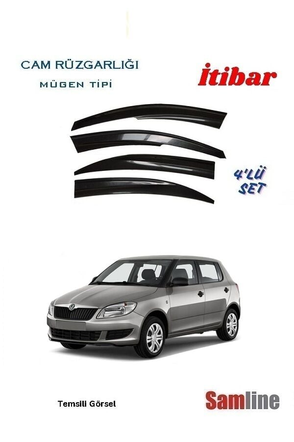 Cam Rüzgarlığı 4'lü Set Skoda Fabıa II HB (2008-2014)