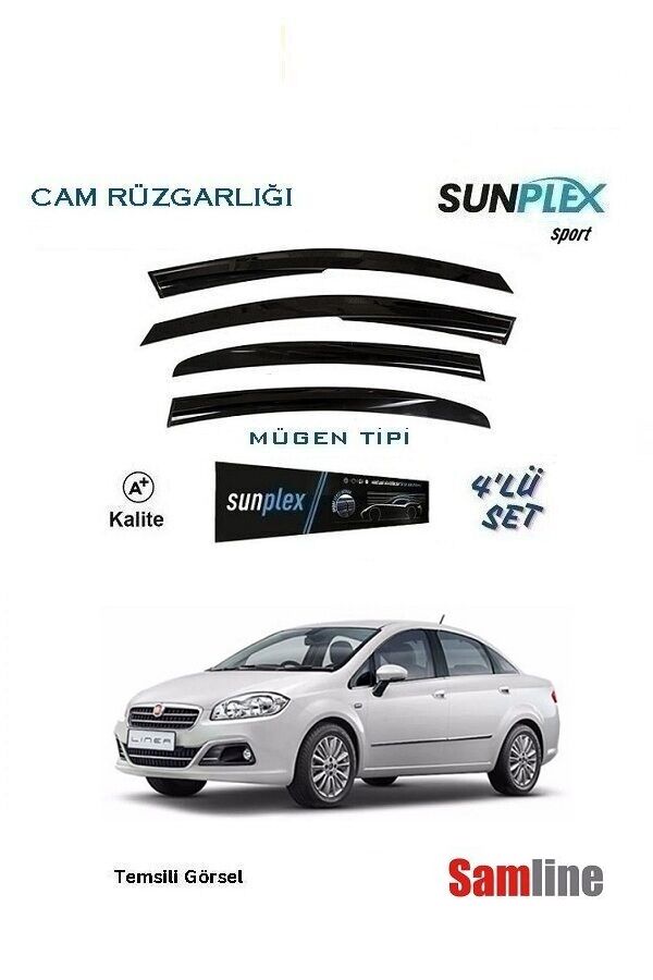 Cam Rüzgarlığı 4'lü Set Fiat Linea (2007-2017)