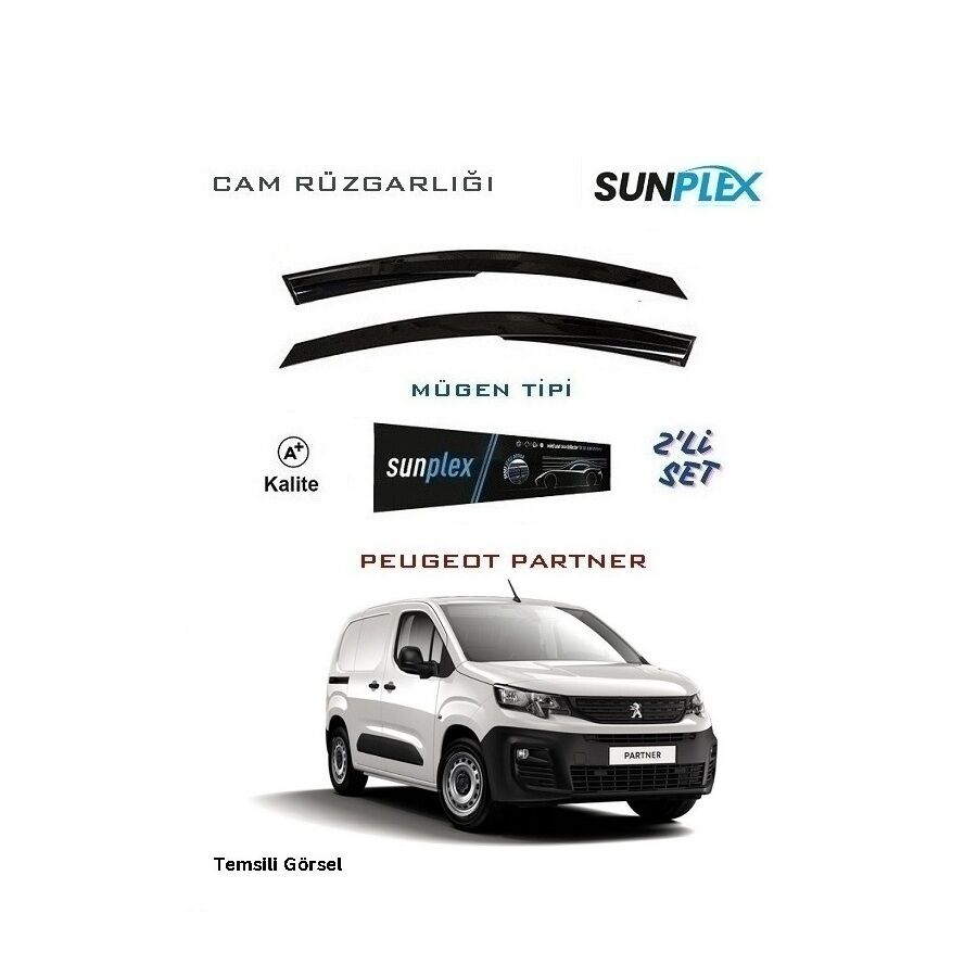 Cam Rüzgarlığı 2'li Set Peugeot Partner  (2019-2023)