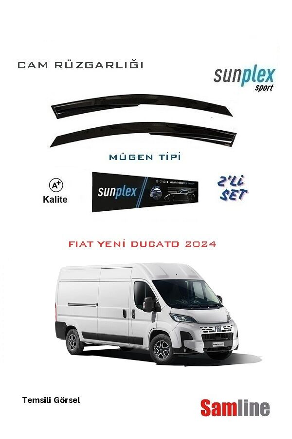 Cam Rüzgarlığı 2'lİ Set Fiat Yeni Ducato Panelvan (2024-2025)