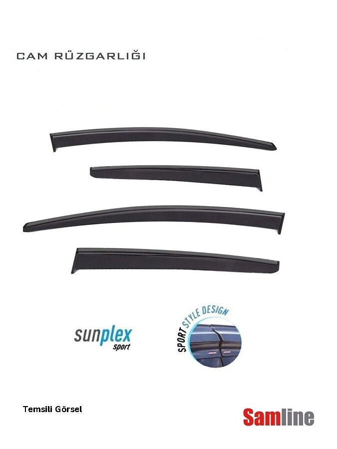 Cam Rüzgarlığı 4'lü Set VW Golf 7.5 (2017-2019) SUNPLEX