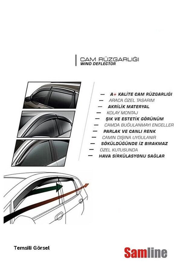 Cam Rüzgarlığı 4'lü Set Seat Toledo (1999-2005)