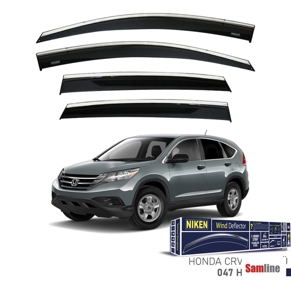 Cam Rüzgarlığı Kromlu 4'lü Set Honda CRV 2012