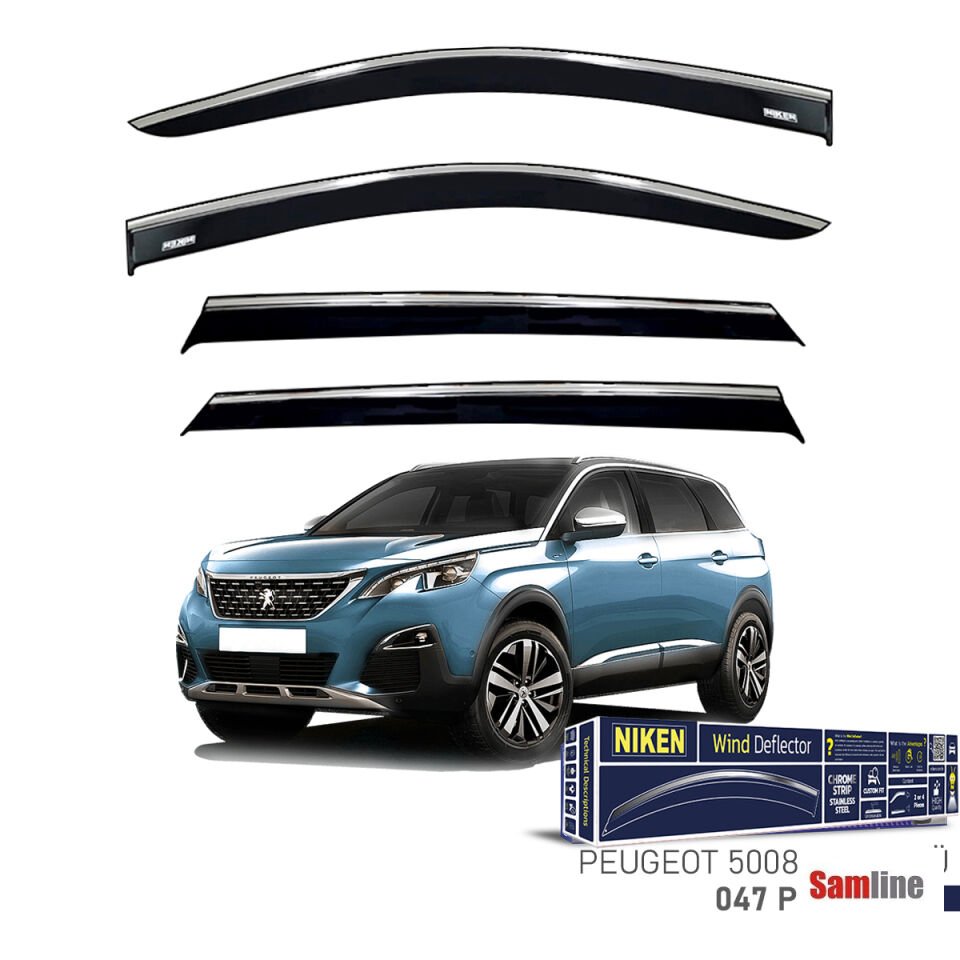 Cam Rüzgarlığı Kromlu 4'lü Set Peugeot 5008 (2018+)