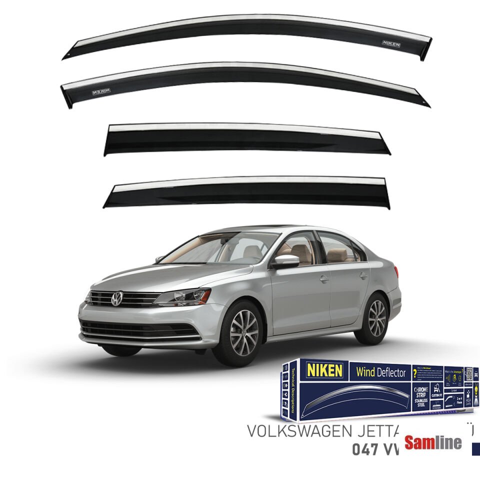 Cam Rüzgarlığı Kromlu 4'lü Set Volkswagen Jetta (2011-2017)