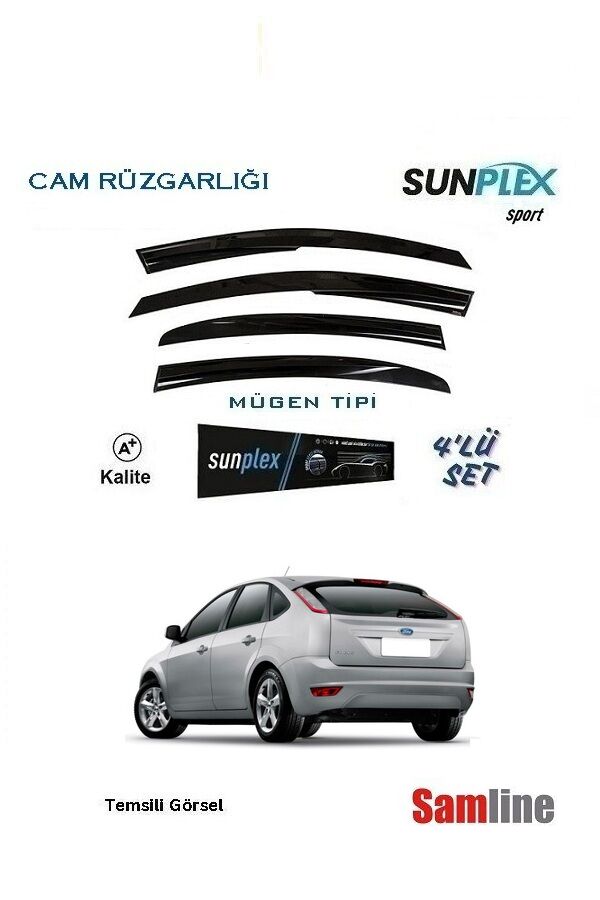 Cam Rüzgarlığı 4'lü Set Ford Focus 2 HB (2005-2010)