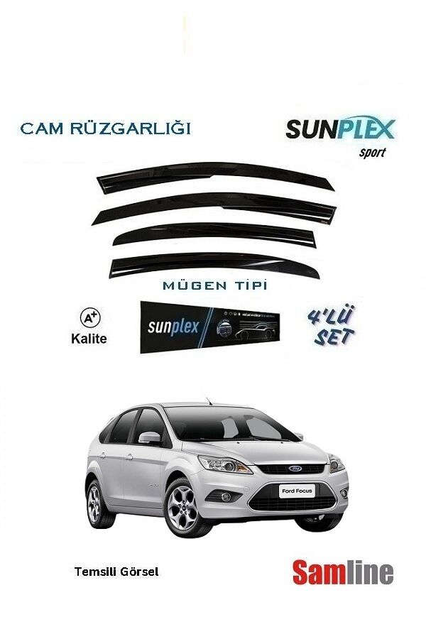 Cam Rüzgarlığı 4'lü Set Ford Focus 2 HB (2005-2010)