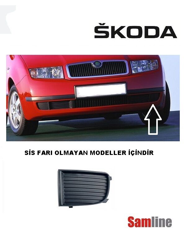 Tampon Kapağı Sol 2'li Set Skoda Fabıa (2001-2005)