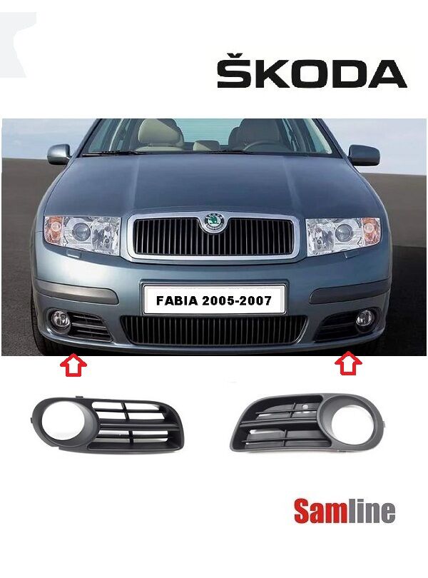 Tampon Sis Çerçevesi (Sis Kapağı) Sağ Sol Set Skoda Fabıa (2005-2007)