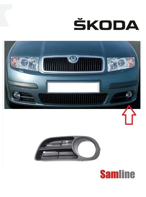 Tampon Sis Çerçevesi (Sis Kapağı) Sağ Sol Set Skoda Fabıa (2005-2007)