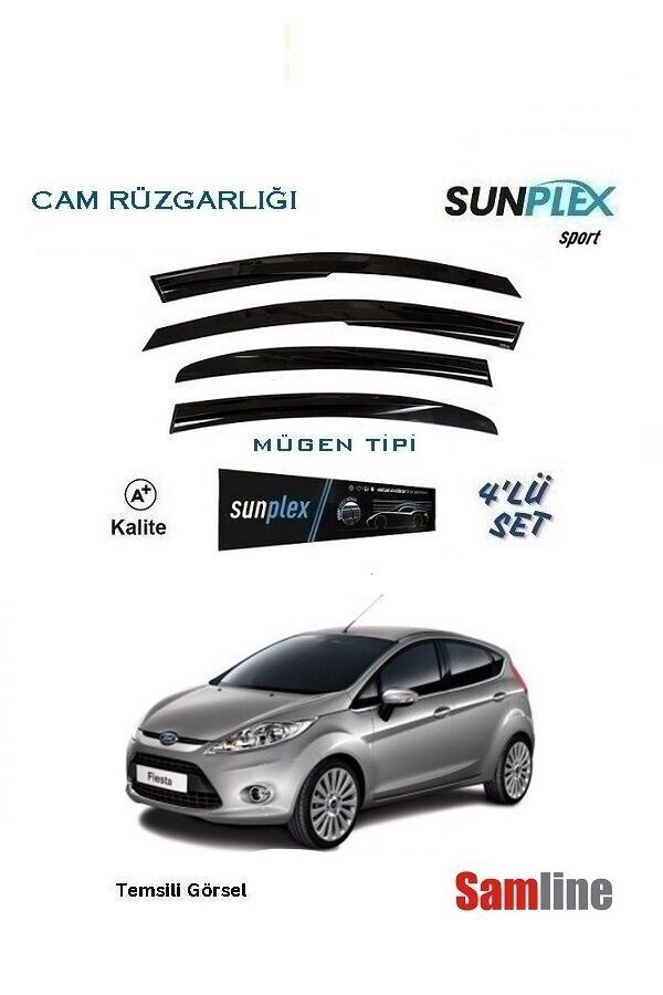 Cam Rüzgarlığı 4'lü Set Ford Fiesta (2009-2012)