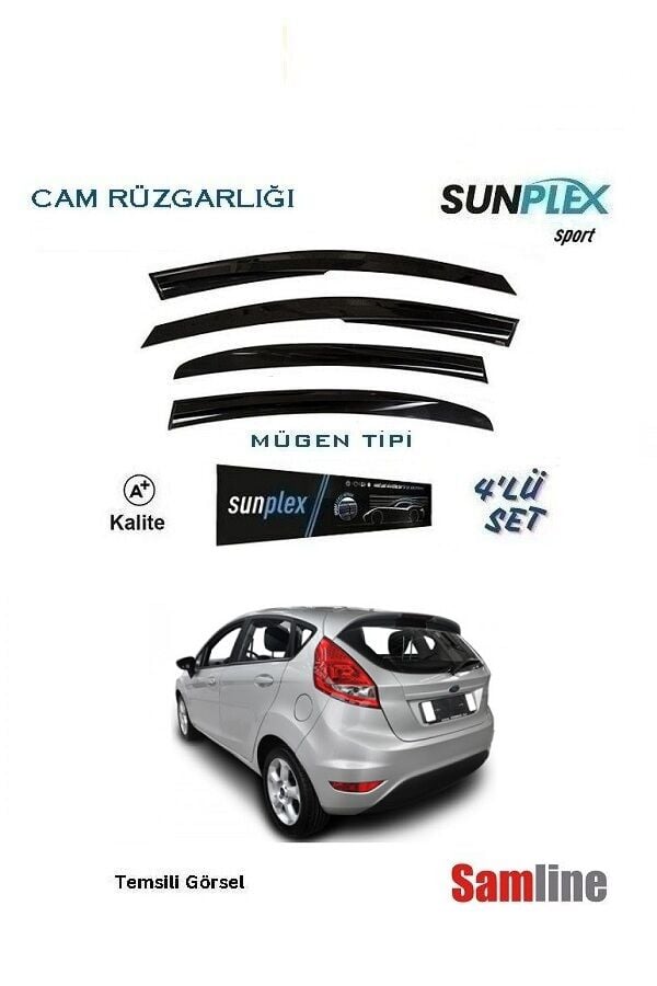 Cam Rüzgarlığı 4'lü Set Ford Fiesta (2013-2017)