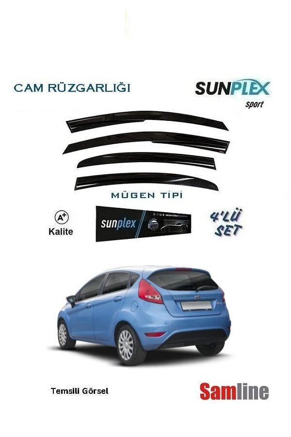 Cam Rüzgarlığı 4'lü Set Ford Fiesta (2013-2017)