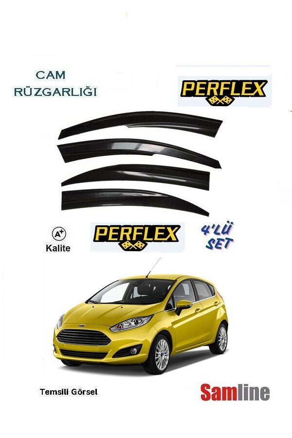 Cam Rüzgarlığı 4'lü Set Ford Fiesta (2013-2017)