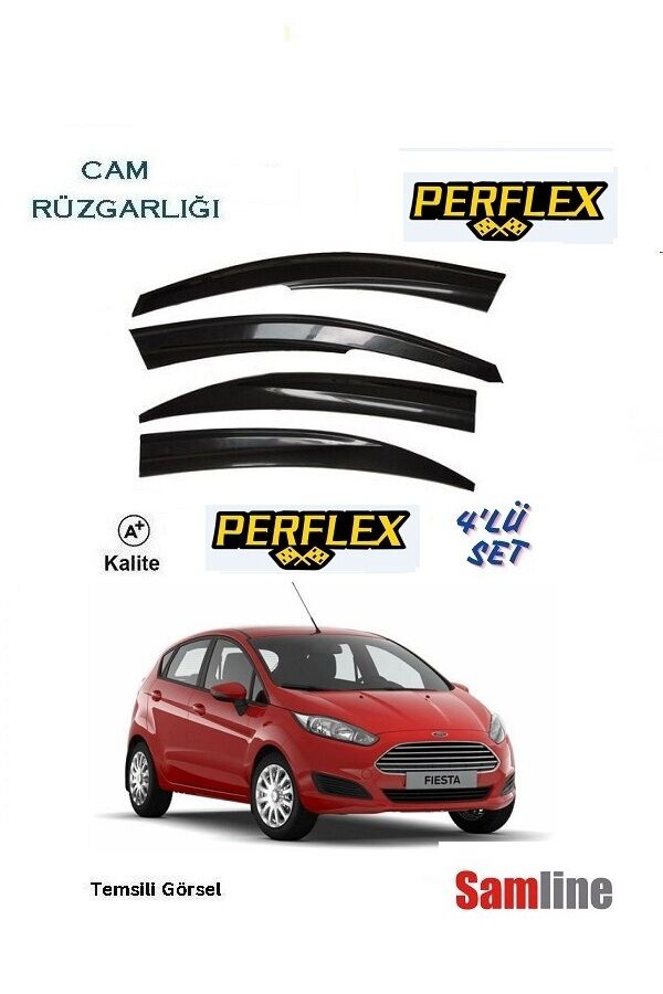 Cam Rüzgarlığı 4'lü Set Ford Fiesta (2013-2017)