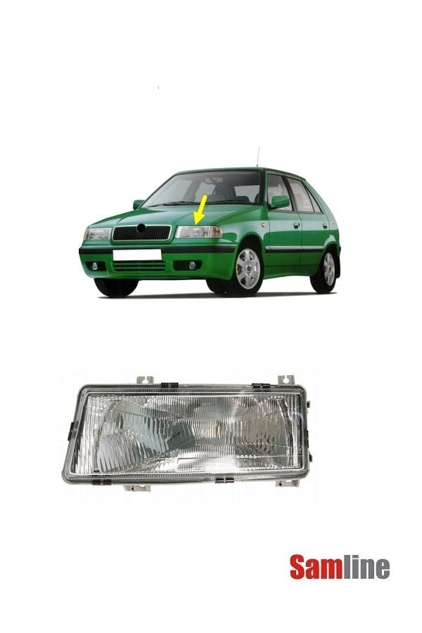 Far Komple Sol Ön Skoda Felicia Yeni Yüz (1998-2002) 6U1941017C