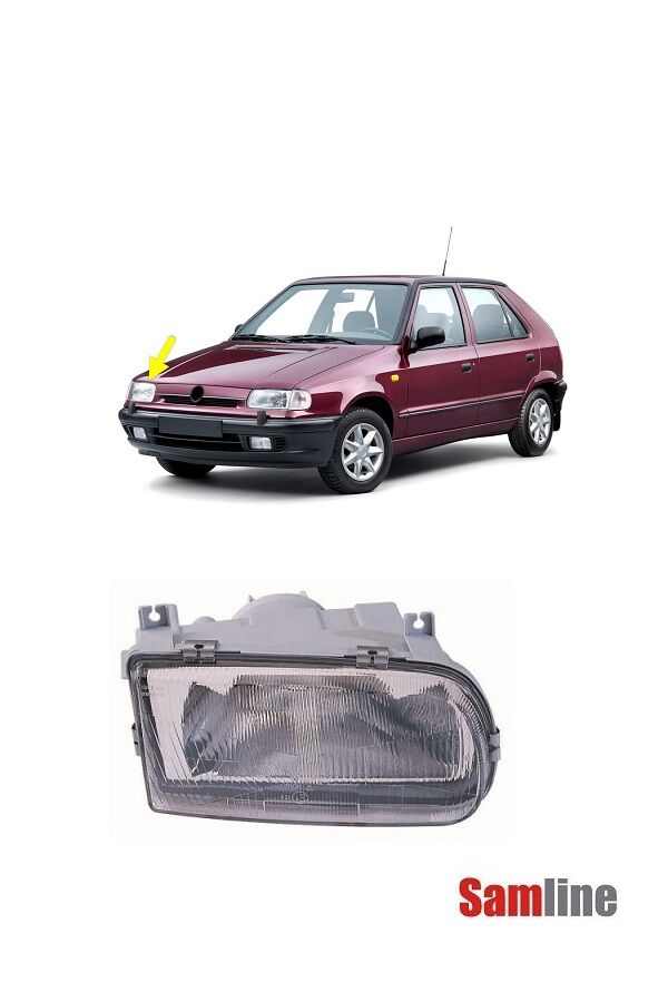 Far Komple Sağ Ön Skoda Felicia (1995-1998) Pıckup (1996-2001) 6U1941018