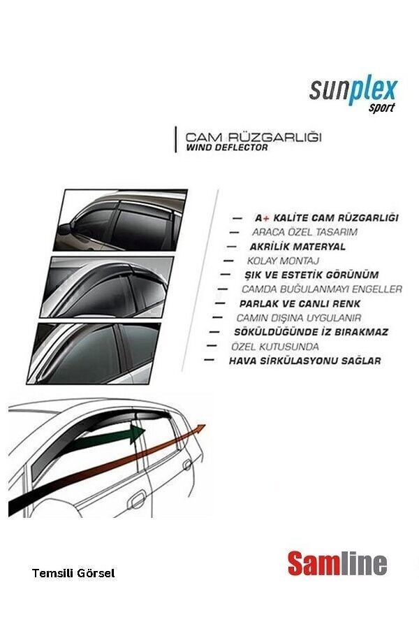 Cam Rüzgarlığı 4'lü Set Chery Omoda 5